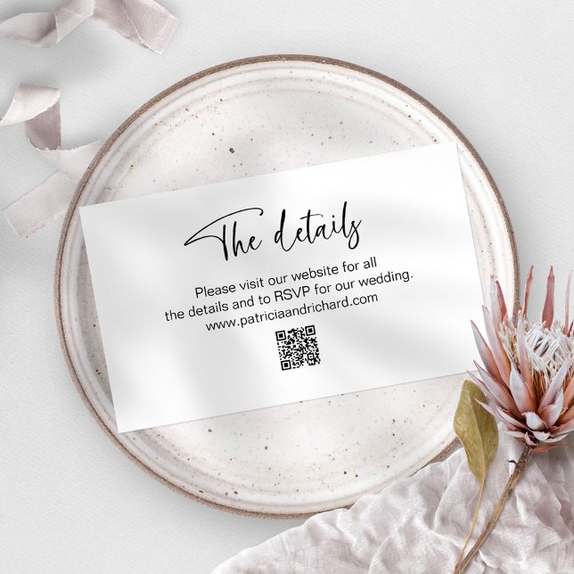 Wedding Invitation Details QR Online RSVP (Creator Uploaded)