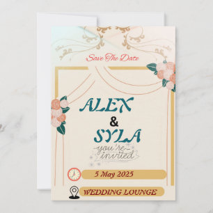 Wedding Invitation - Editable Template