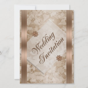 Wedding invitation elegant