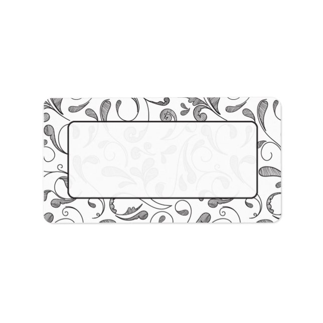 Wedding Invitation Envelope Mailing Labels (Front)