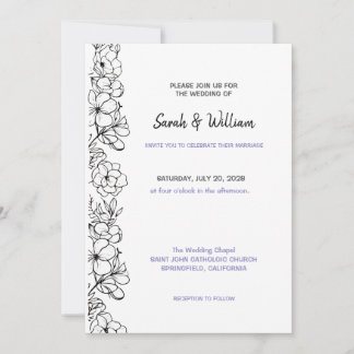 Wedding Invitation Floral