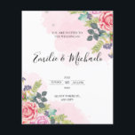 Wedding Invitation Floral<br><div class="desc">Wedding Invitation Floral Card</div>