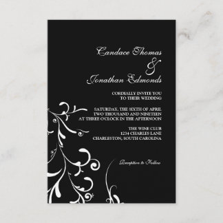 Wedding Invitation | Floral Grace III |blw