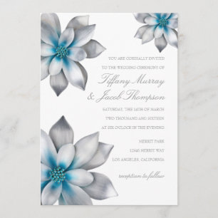 Wedding Invitation   Flowered