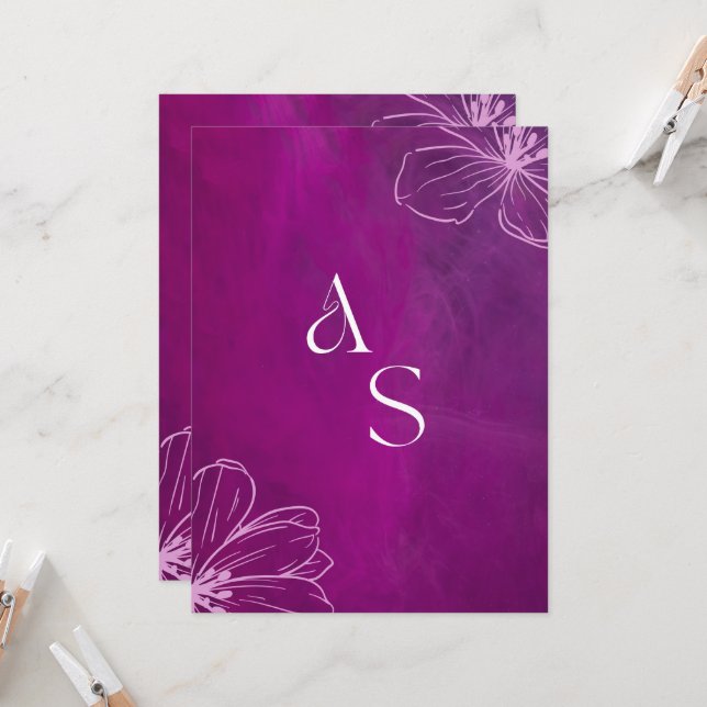 WEDDING INVITATION FOR 2026 (Front/Back In Situ)