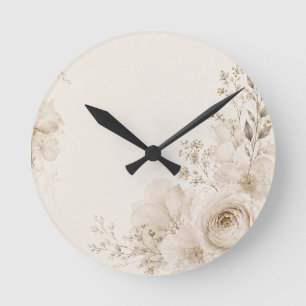 Wedding Invitation for Modern European Events Round Clock