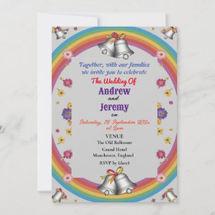 Wedding Invitation Gay Couple