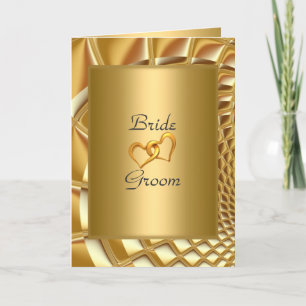 Wedding Invitation Gold
