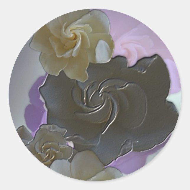 Wedding Invitation / Greeting Card Sticker (Front)