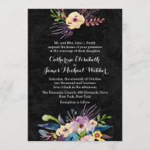 Wedding Invitation Hosted by Bride's Parents
