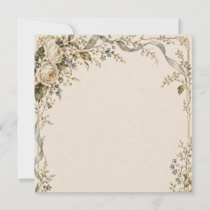 Wedding Invitation in Elegant French Country Style