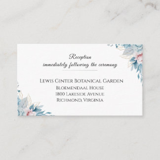 Wedding Invitation Insert Card - Reception