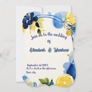 Wedding invitation La Dolce Vita 
