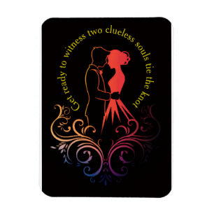 Wedding Invitation Magnet