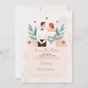 Wedding invitation mariage