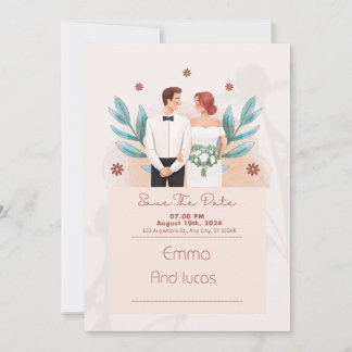 Wedding invitation mariage 