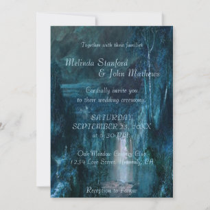 Wedding Invitation   Mountain Waterfall