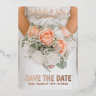 wedding invitation movie cover elegant