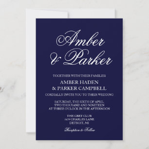 Wedding Invitation Names