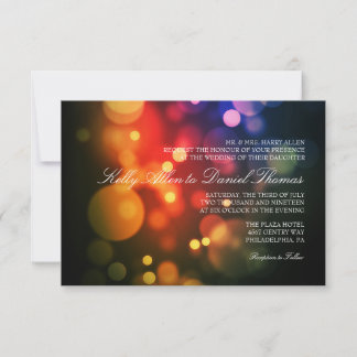 Wedding Invitation | Night Lights |mult