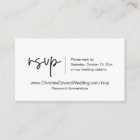 Wedding Invitation Online RSVP, Casual Themed Card