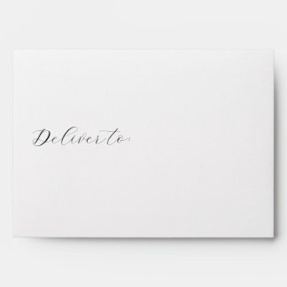 Wedding Invitation Outer Envelope