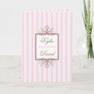 WEDDING INVITATION :: paris stripe