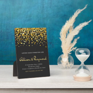 wedding invitation plaque