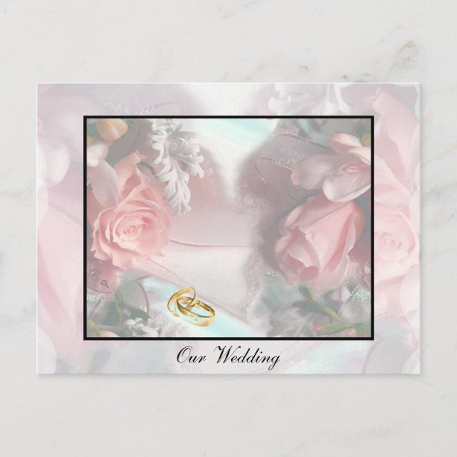 Wedding Invitation Postcard (Front)