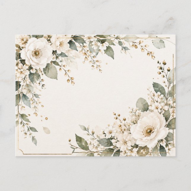 Wedding Invitation Postcard (Front)