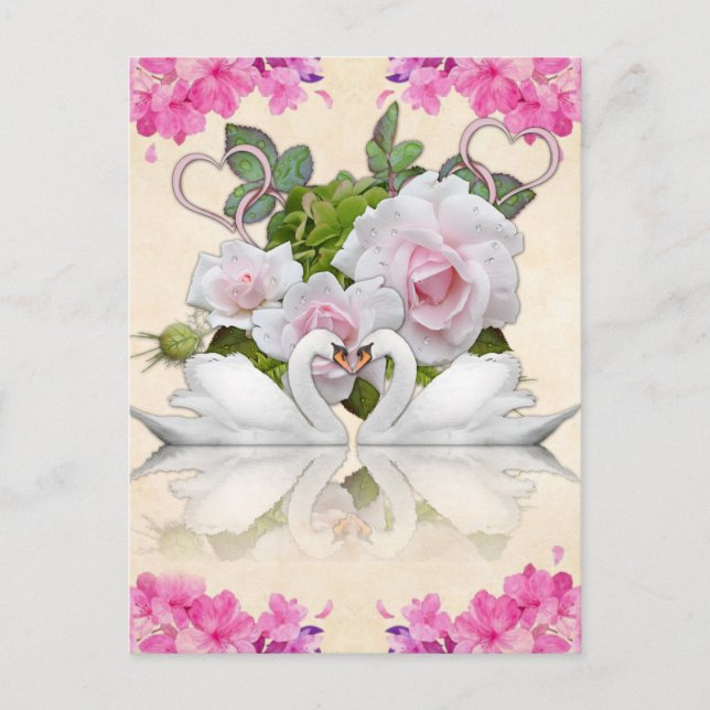 Wedding Invitation Postcard (Front)