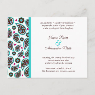 Wedding Invitation Postcard C1