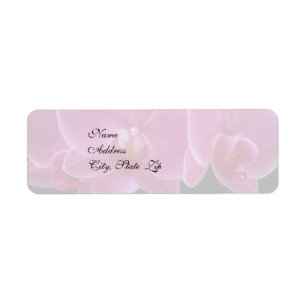 Wedding Invitation Return Address Label - Orchids