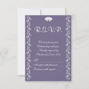 Wedding Invitation RSVP shabby chic