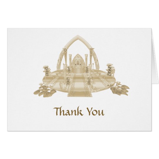 Wedding Invitation RSVP Thank You Card