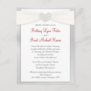 Wedding Invitation Sample Postcard