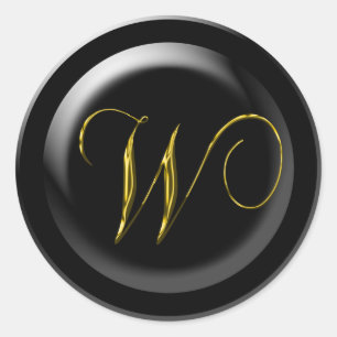 Wedding Invitation Seals Letter W