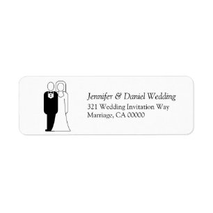 Wedding Invitation Self Adhesive Label Sticker