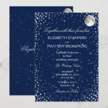 Wedding Invitation | Starry Night Moon