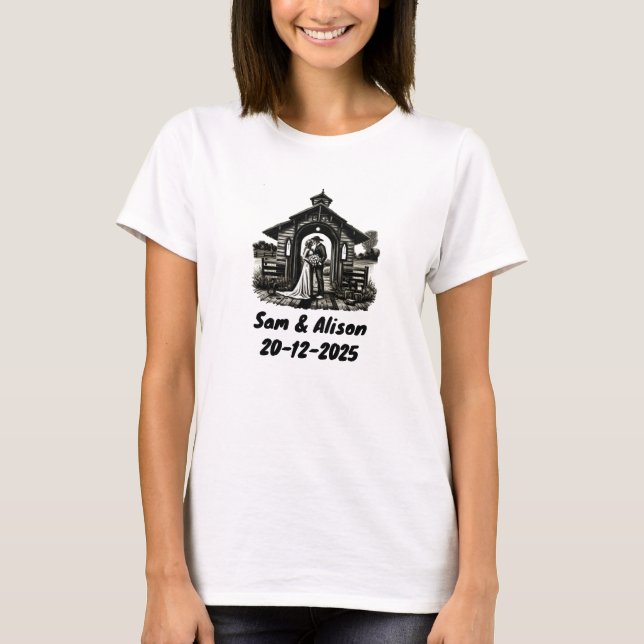 Wedding invitation T-Shirt (Front)