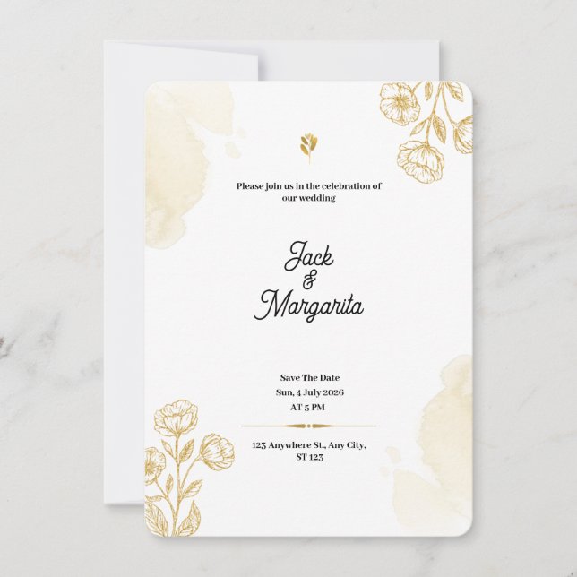 Wedding invitation Template (Front)