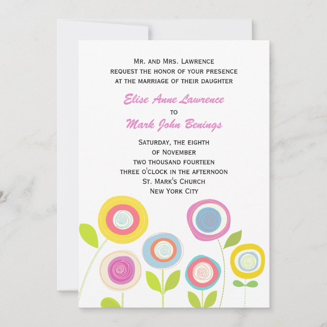 Wedding Invitation Template (Front)