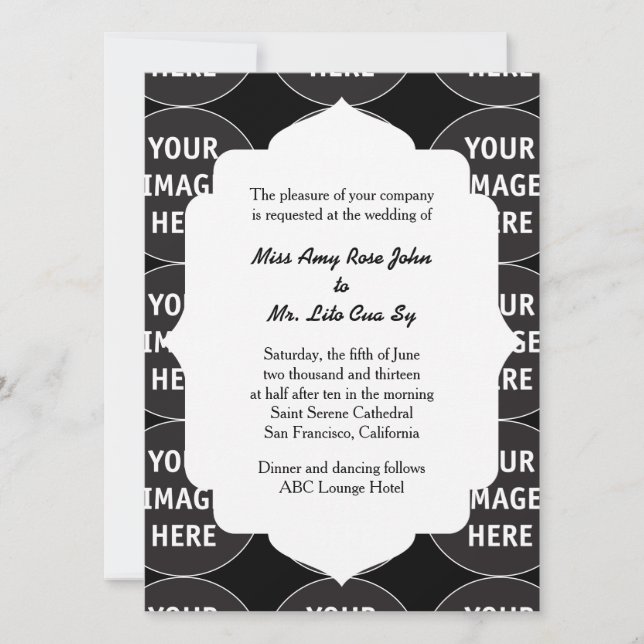 Wedding Invitation Template (Front)