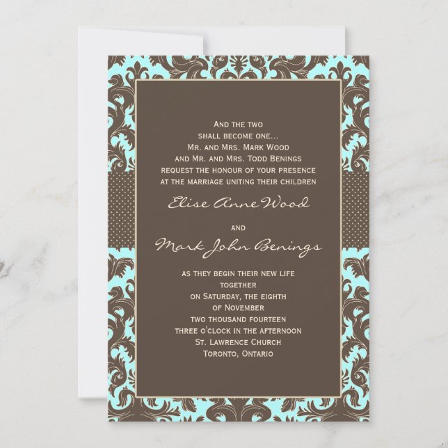 Wedding Invitation Template (Front)