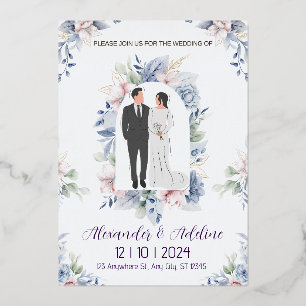 Wedding Invitation Template, Printable Wedding