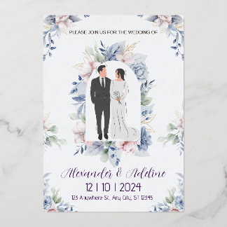 Wedding Invitation Template, Printable Wedding 