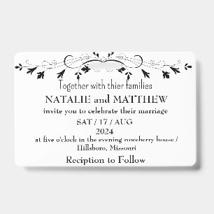 Wedding Invitation Template Se ID Badge