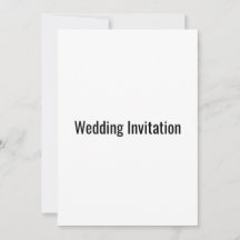 Wedding Invitation Test