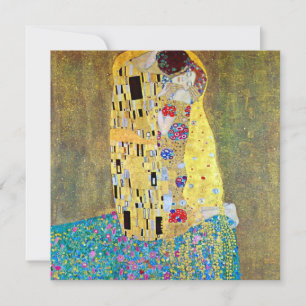 Wedding Invitation; The Kiss by Gustav Klimt Invitation