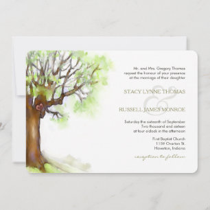 Wedding Invitation - The Love Tree